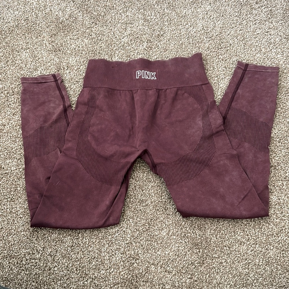 Burgundy PINK leggings